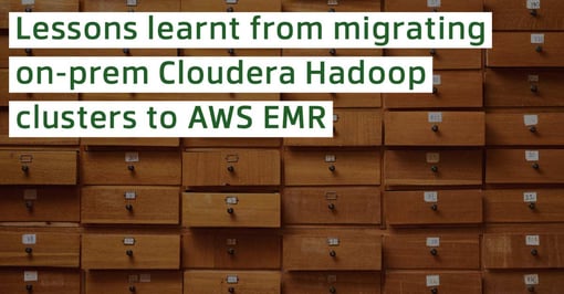4 ways to save cost when migrating from on-prem Hadoop to AWS EMR