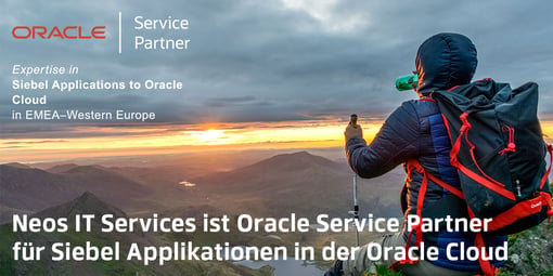 Neos IT Services ist zertifizierter Service Partner für Siebel in der Oracle Cloud
